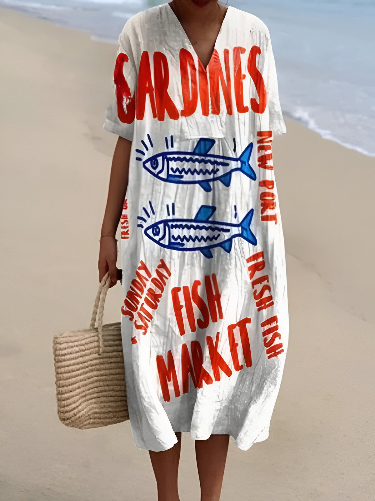 Sardine | Løs statement-sommerkjole