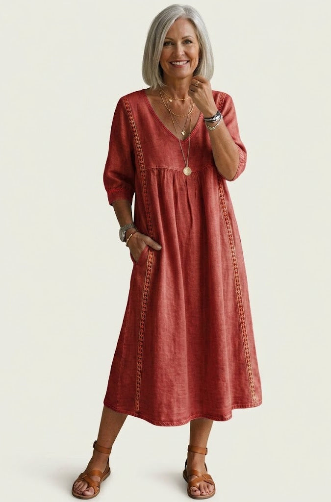 Juliette I – Elegant maxi-kjole i A-silhuet