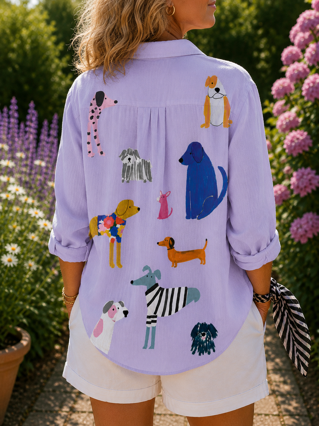 Firenze | Bluse »Legesyge hvalpe«