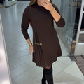 Isabelle – Elegant kjole med plisseret detalje