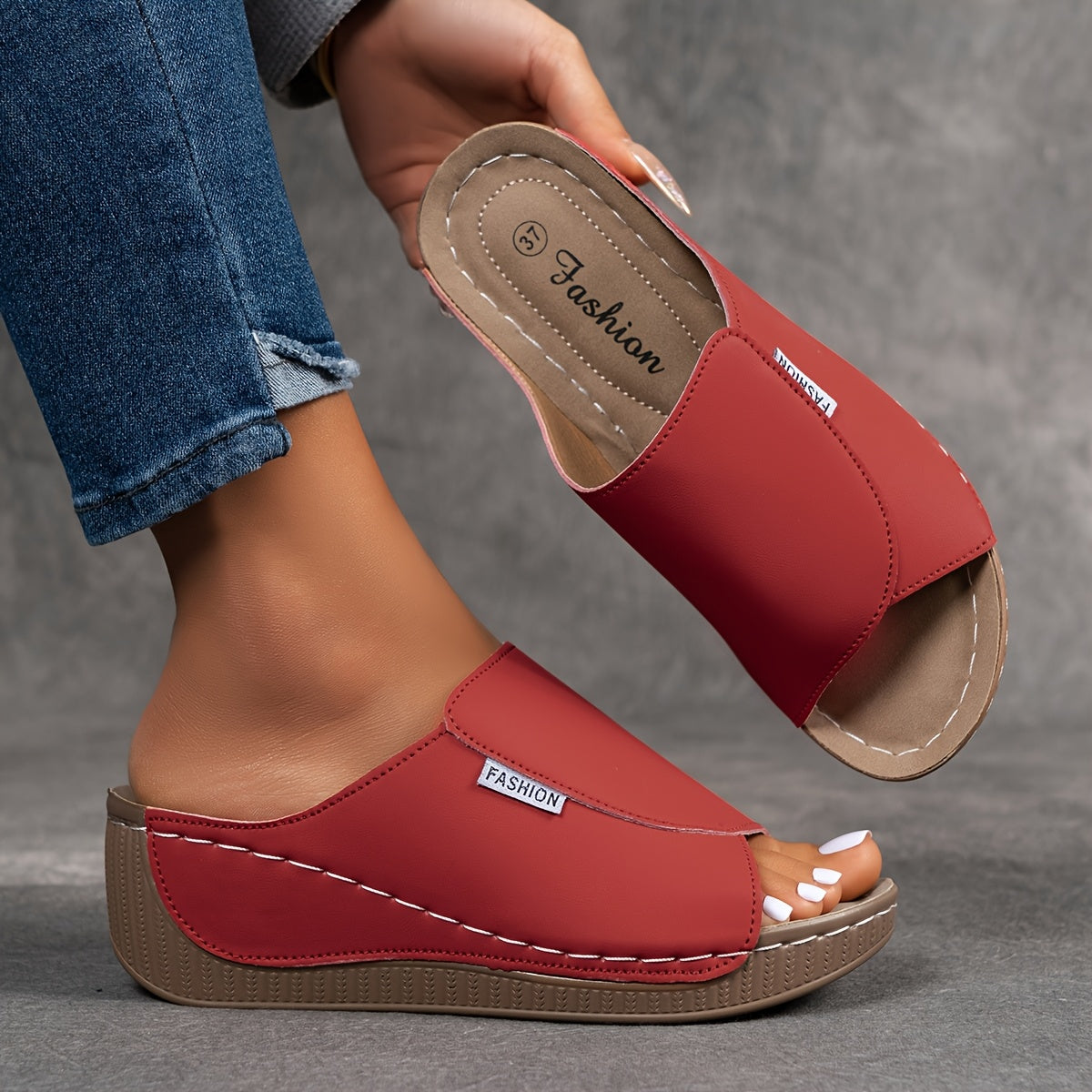India – Komfortsandal med svangstøtte