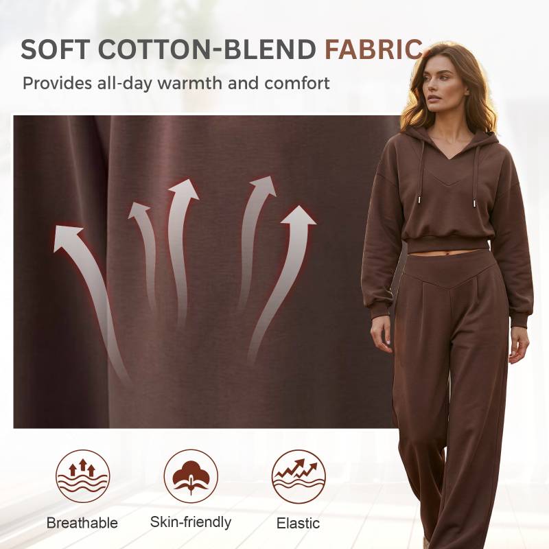 Isaline™ – Moderne Cropped Lounge Sæt