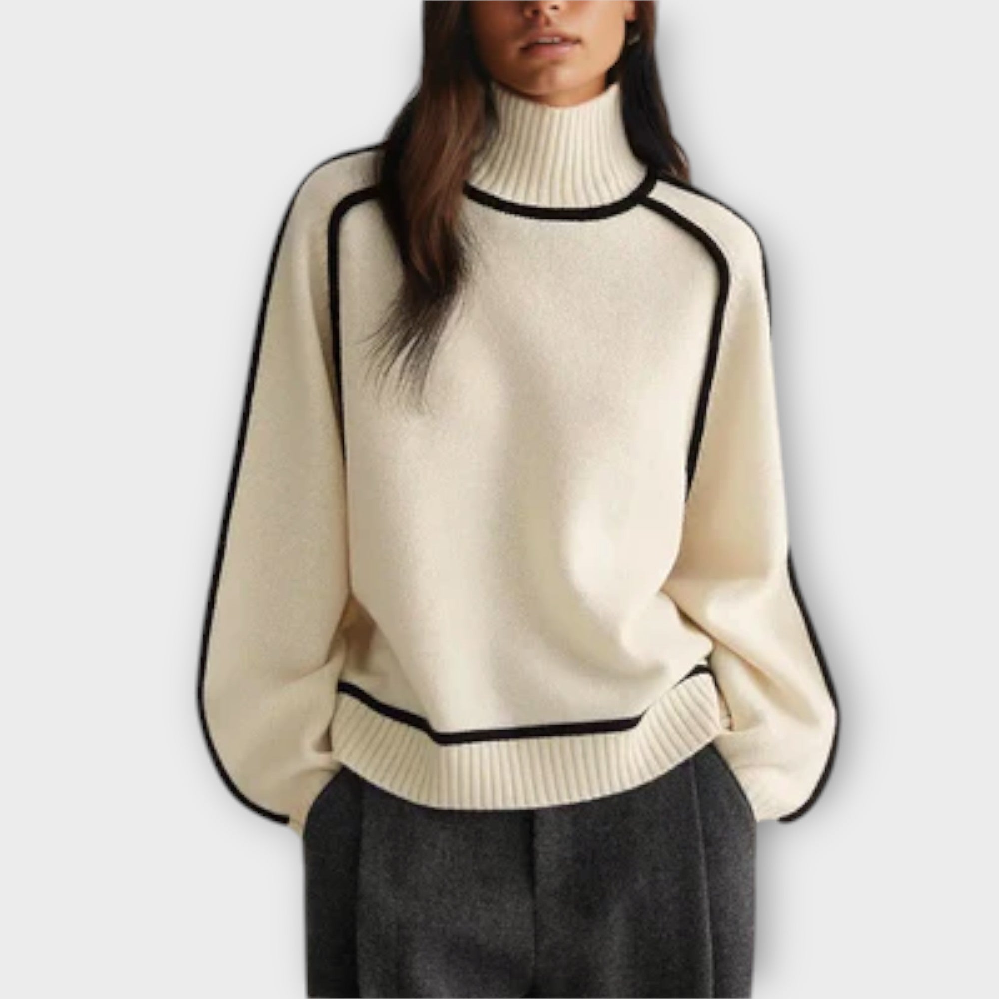Mystica™ - Blød og elegant rullekrave sweater