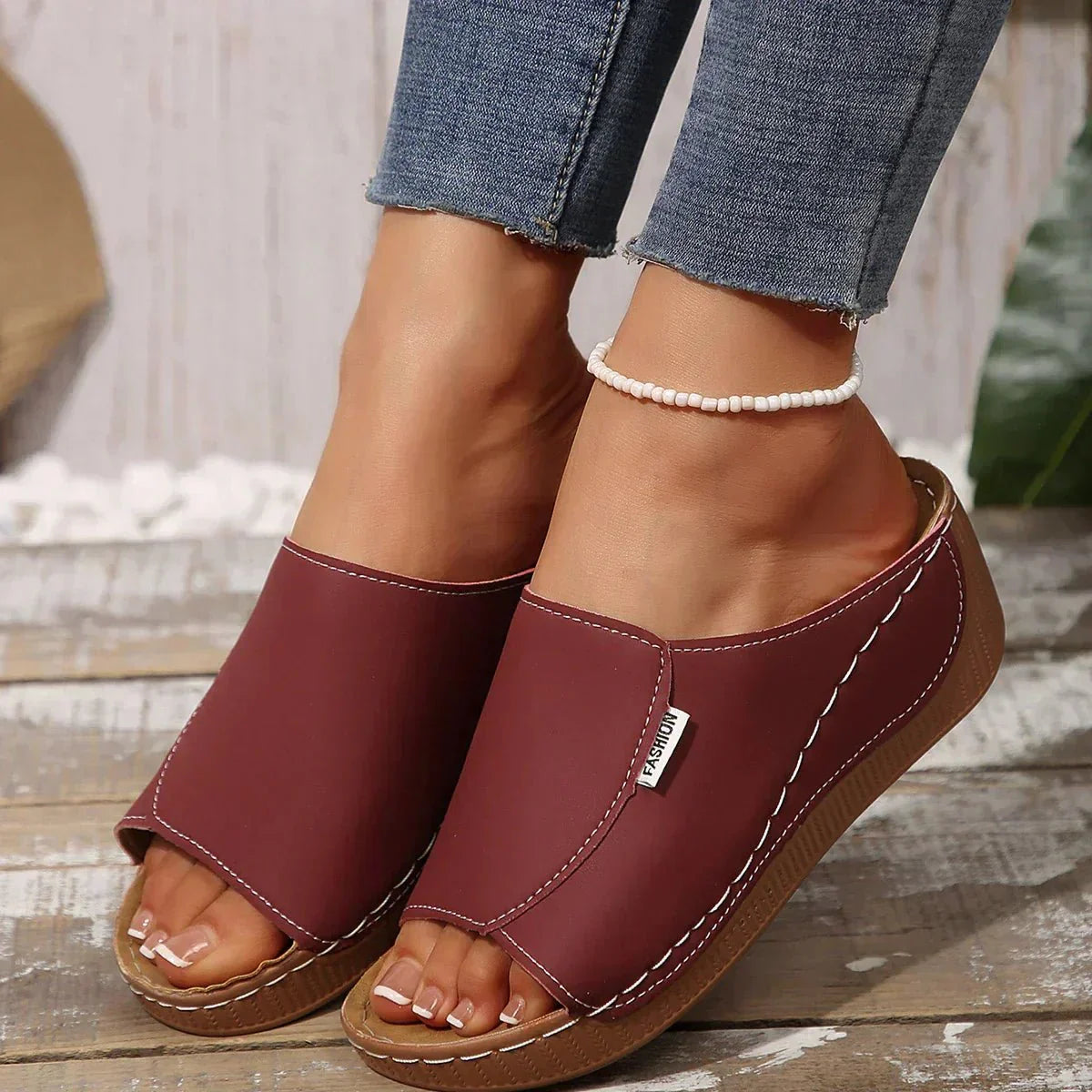 Elvoria | Slip-on-sandaler