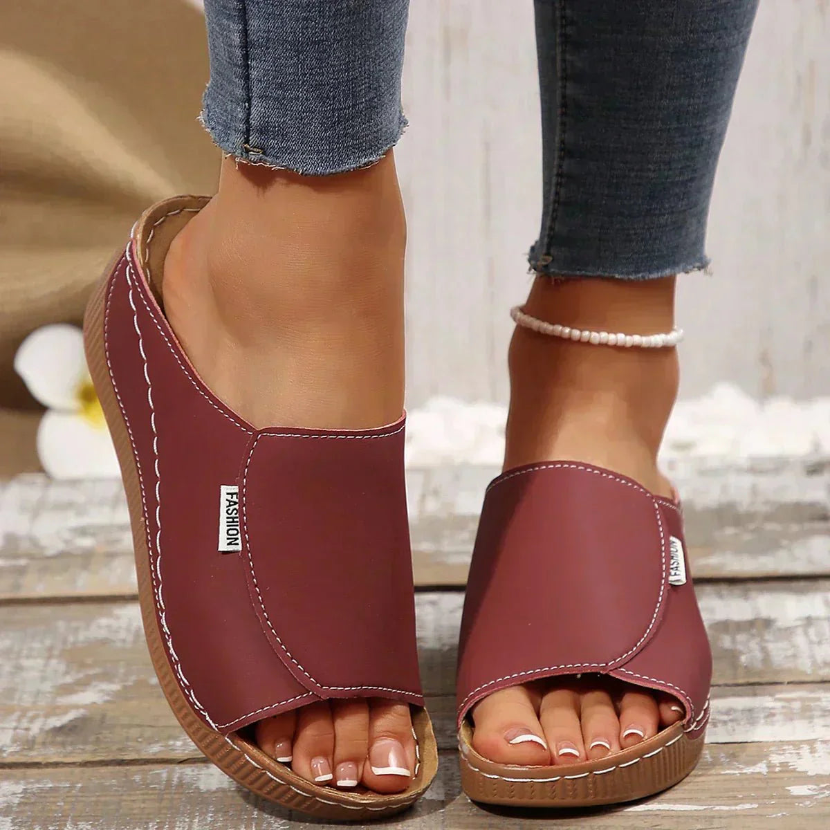 Elvoria | Slip-on-sandaler