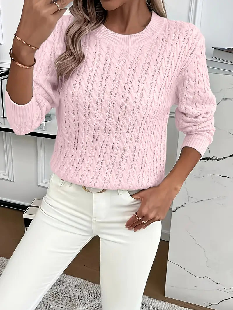 Tahlira – Stilfuld Casual Striktrøje