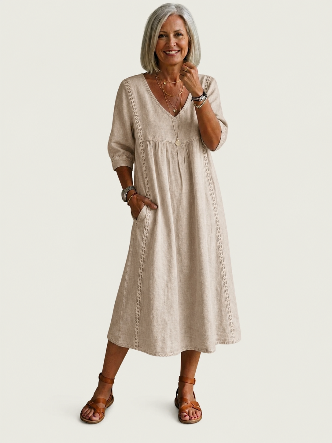 Juliette I – Elegant maxi-kjole i A-silhuet