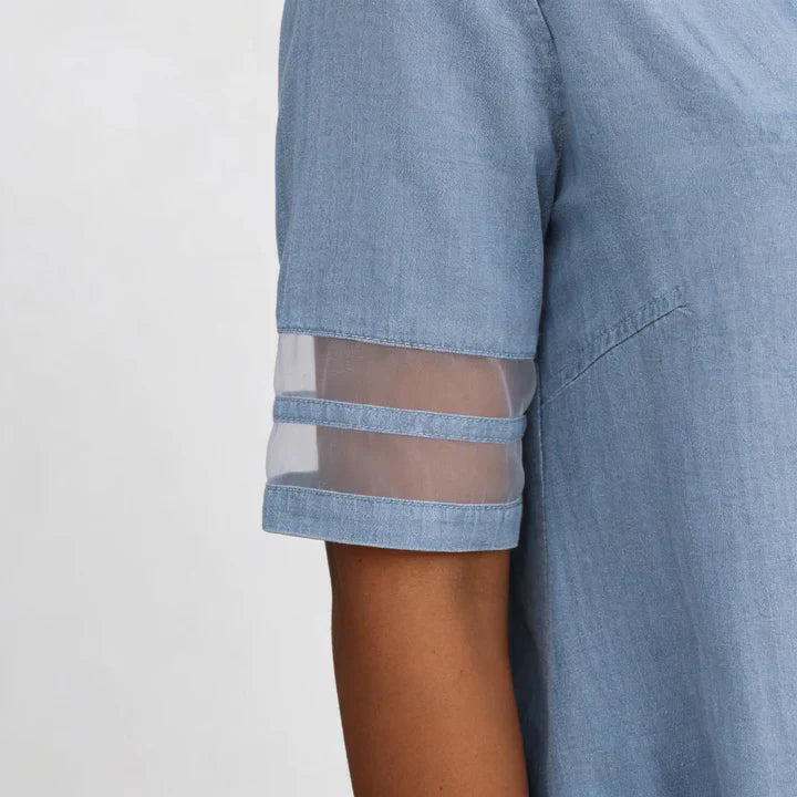Brittany | Figurvenlig denimkjole