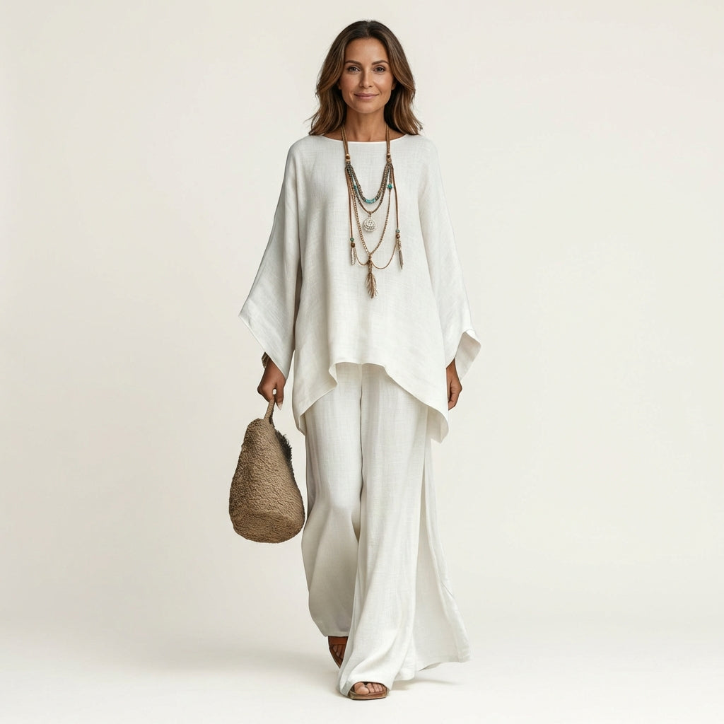 Majolie | Boho-sæt i linneblanding