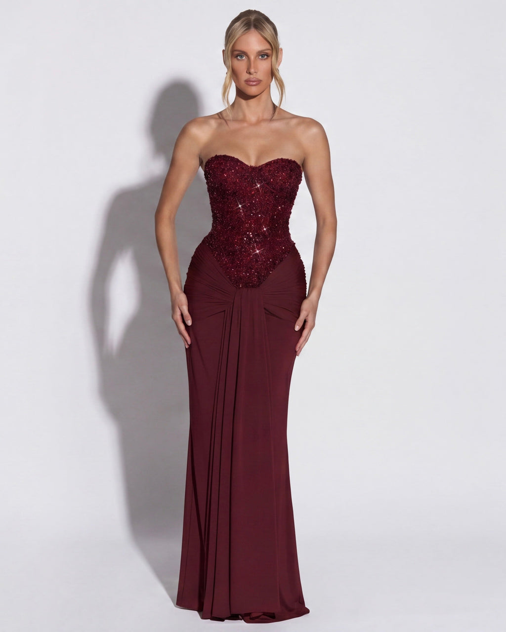 Midnight Aura Kjole Maxi