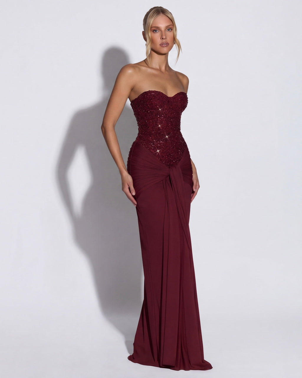 Midnight Aura Kjole Maxi