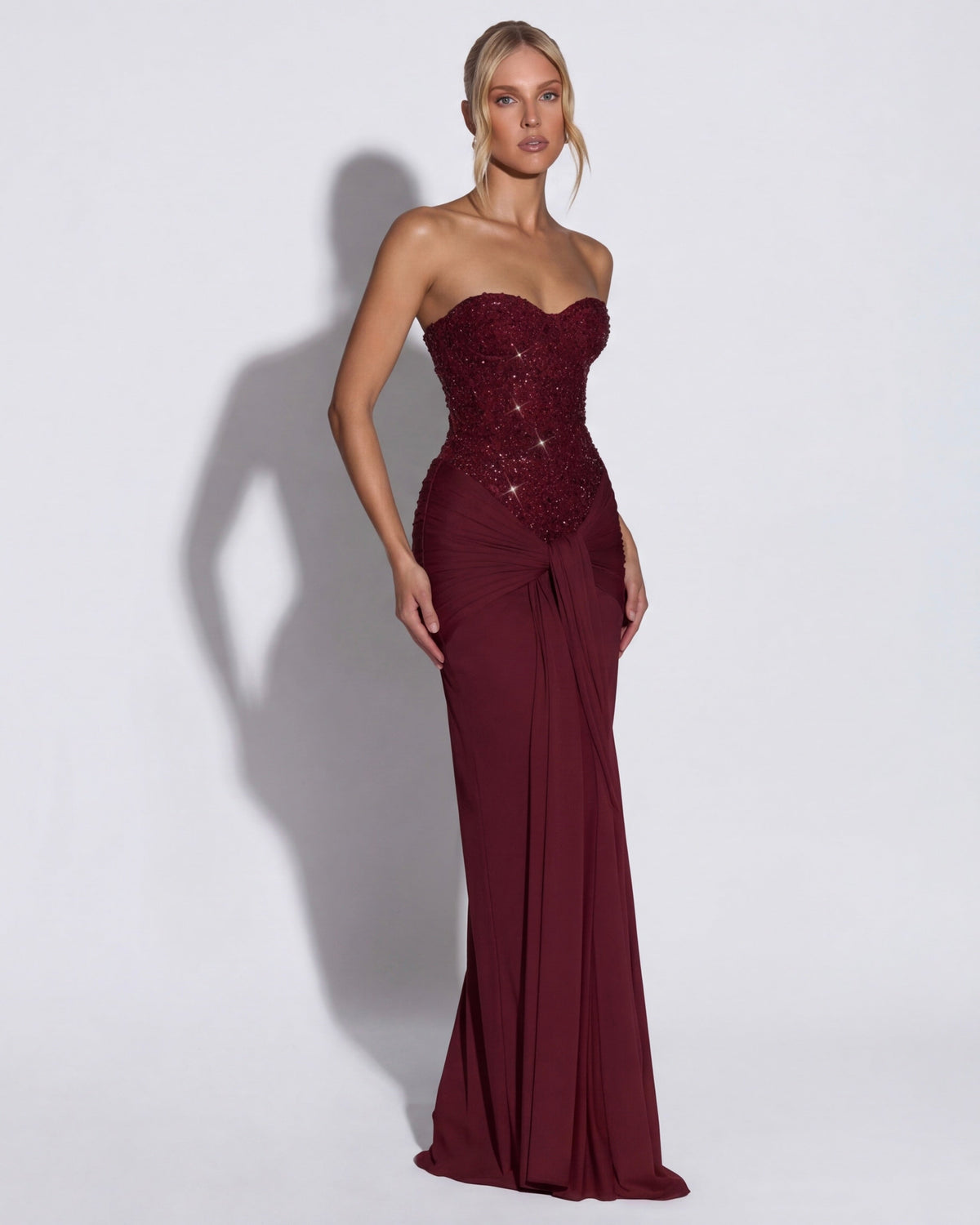 Midnight Aura Kjole Maxi
