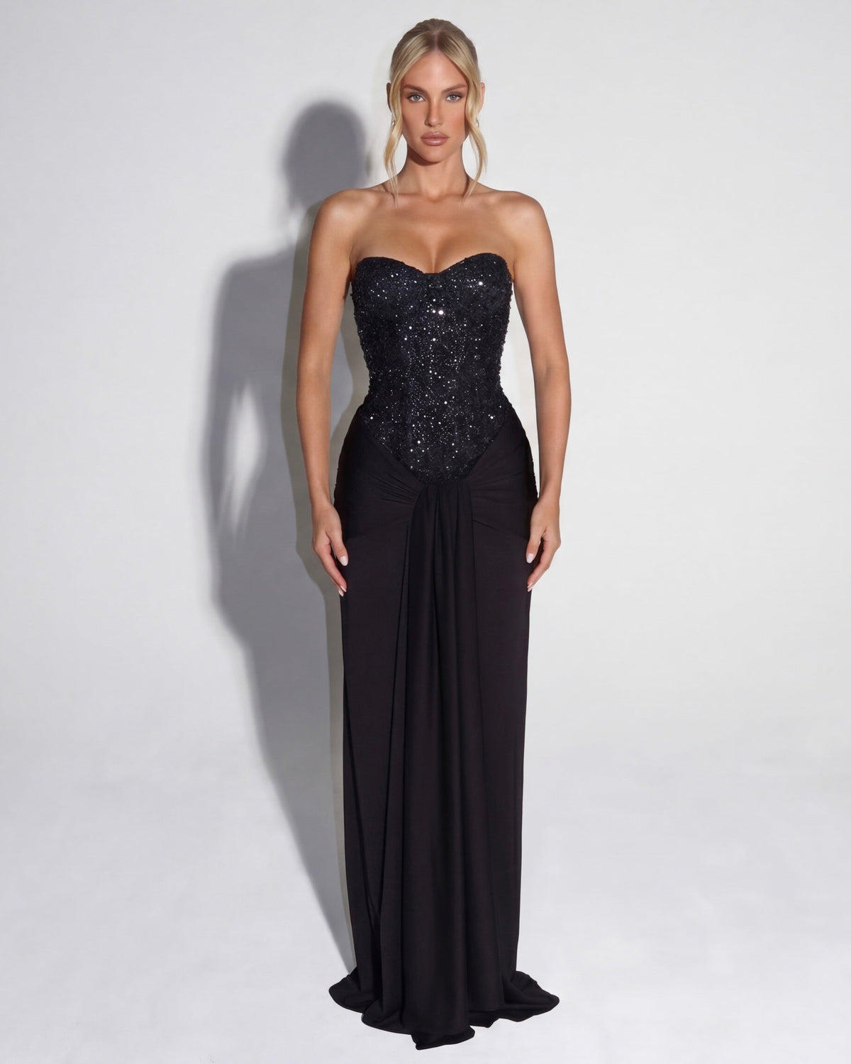 Midnight Aura Kjole Maxi