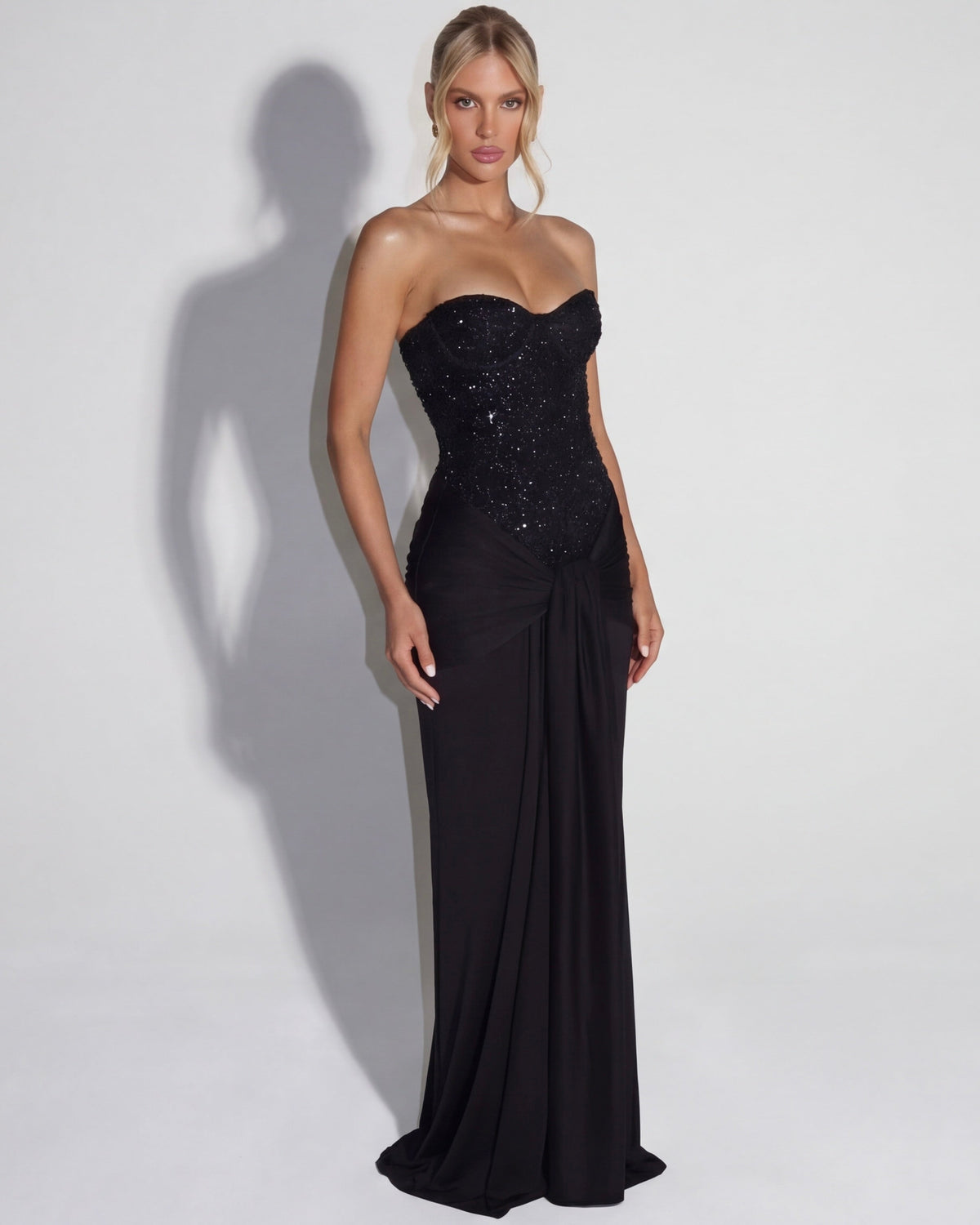 Midnight Aura Kjole Maxi