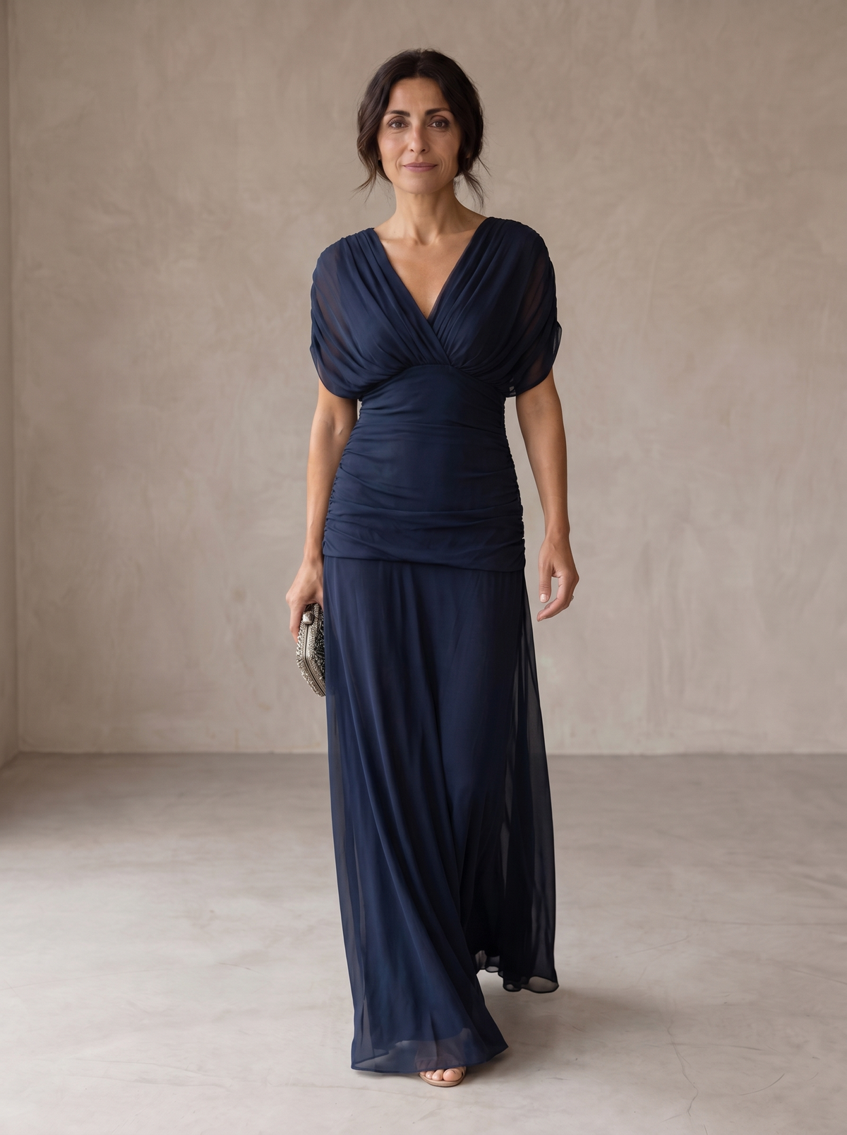 Avery | Elegant blå kjole
