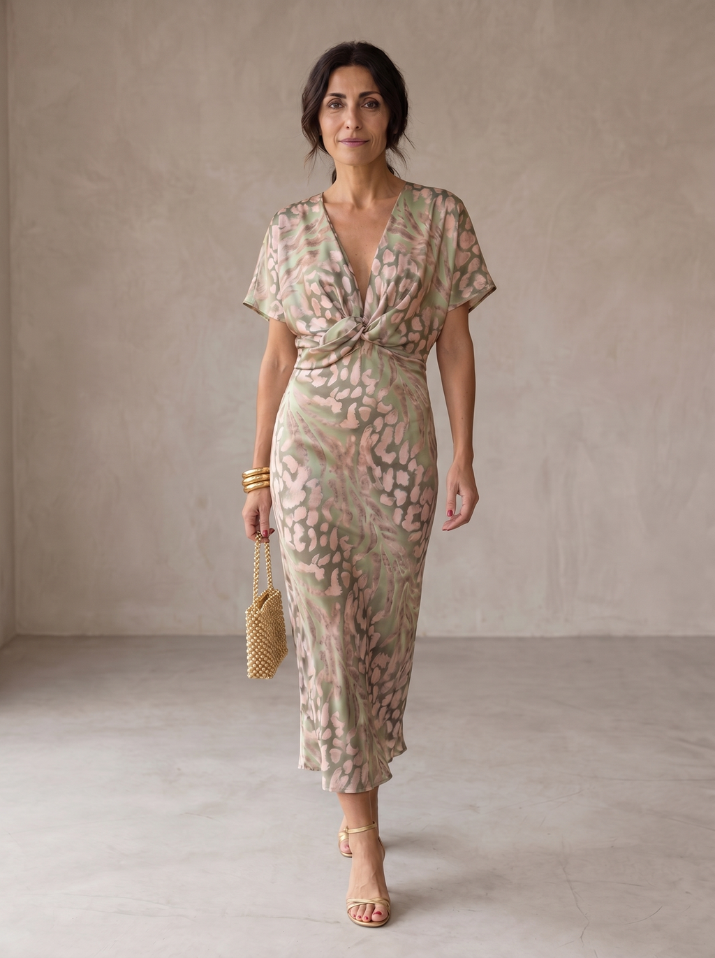 Antonella | Elegant kjole i let, faldende stof