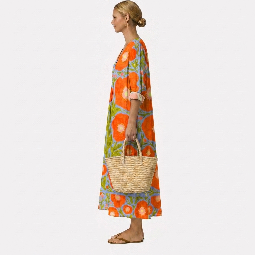 Alba™ | Charmerende blomstret kjole