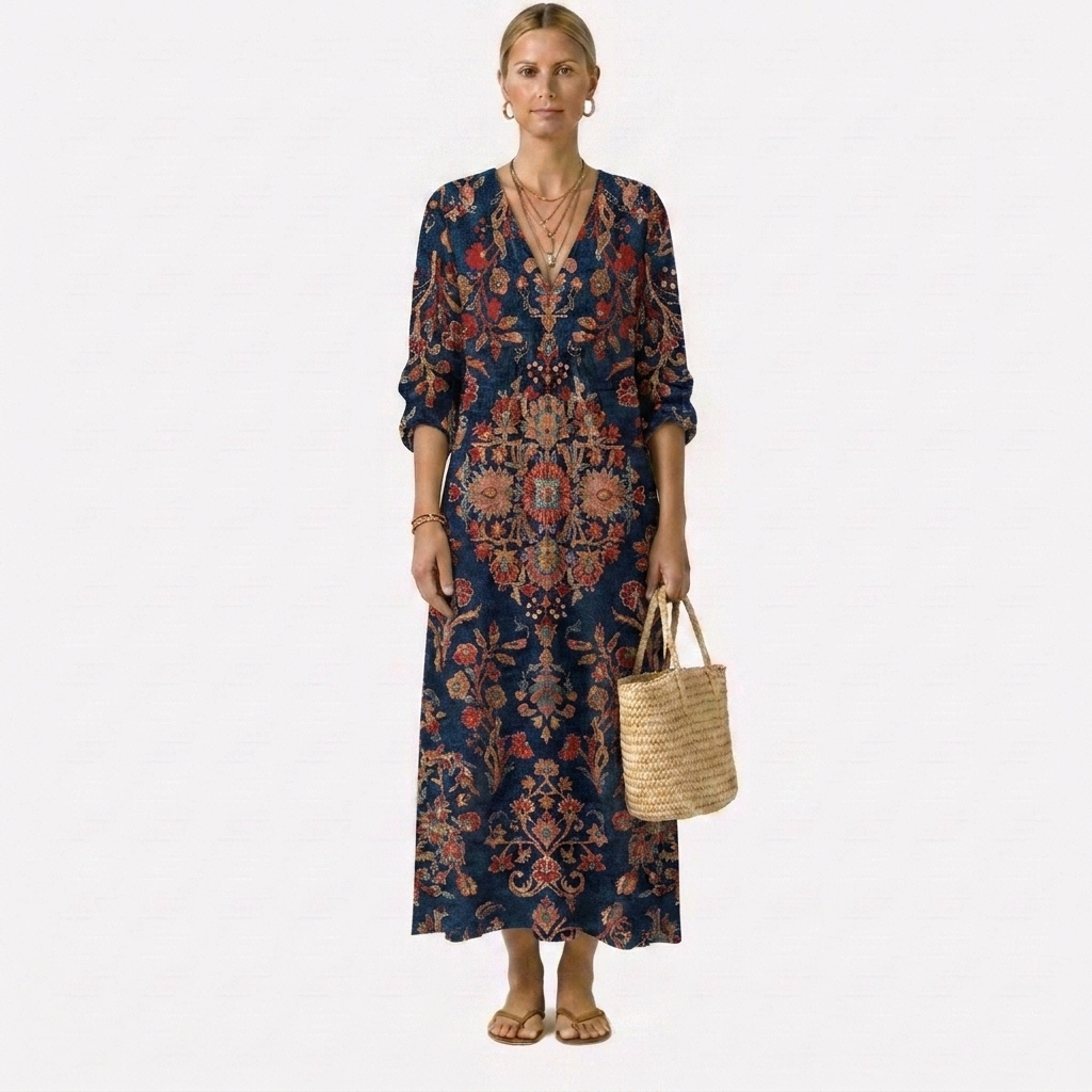 Adela™ | Charmerende blomstret kjole