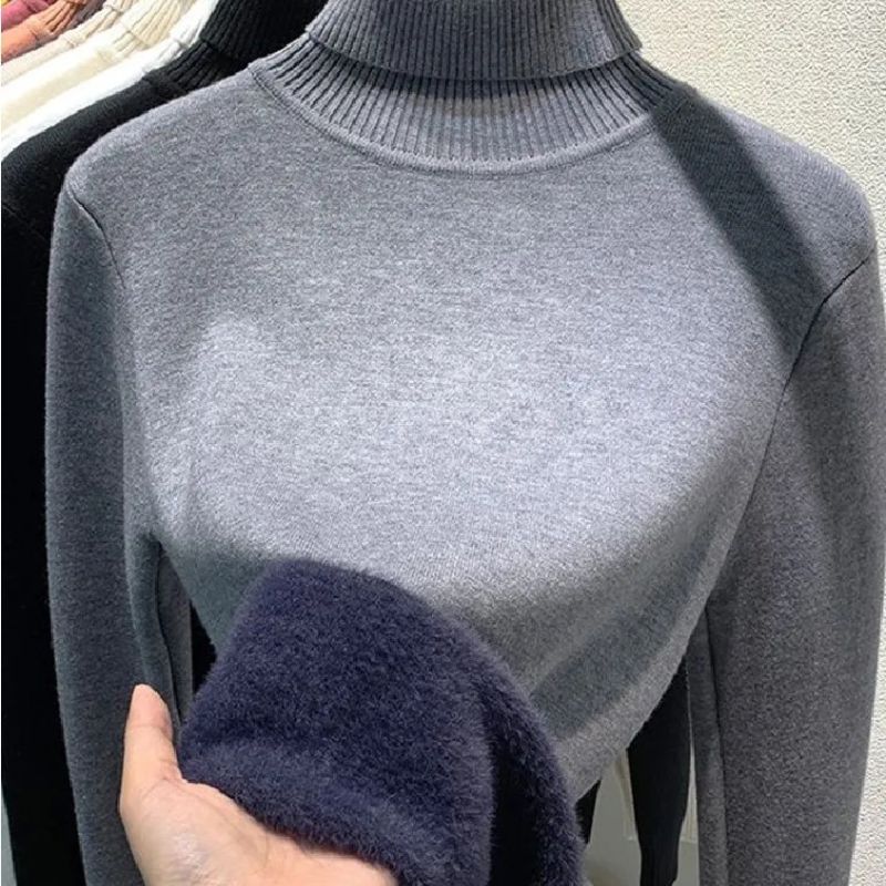 Kyra | Varm Casual Rullekrave Sweater