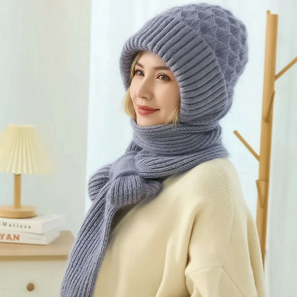 Ashworth Luxe™ | 2-i-1 Hætte & Halstørklæde (1+1 GRATIS)