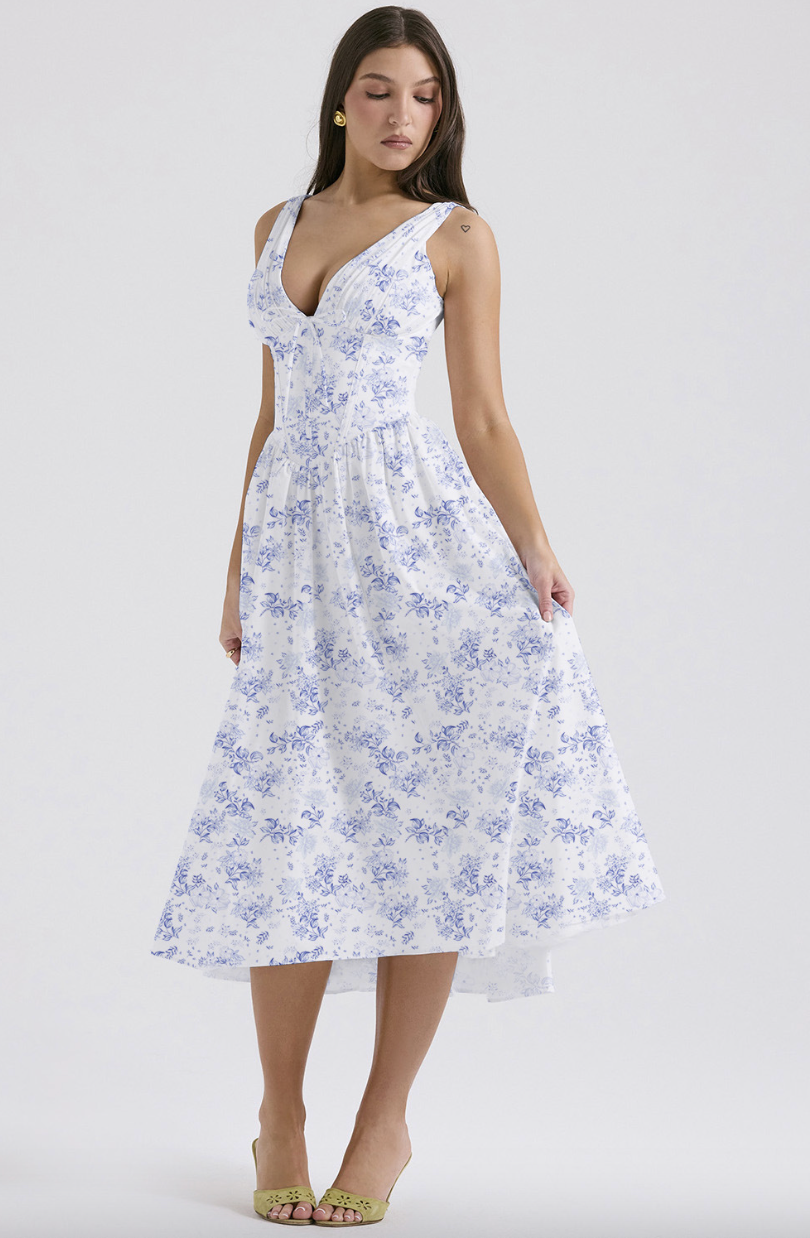 Magdalone™ - Elegant midi sommerkjole