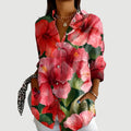 Beau™ - Bluse med farverigt design