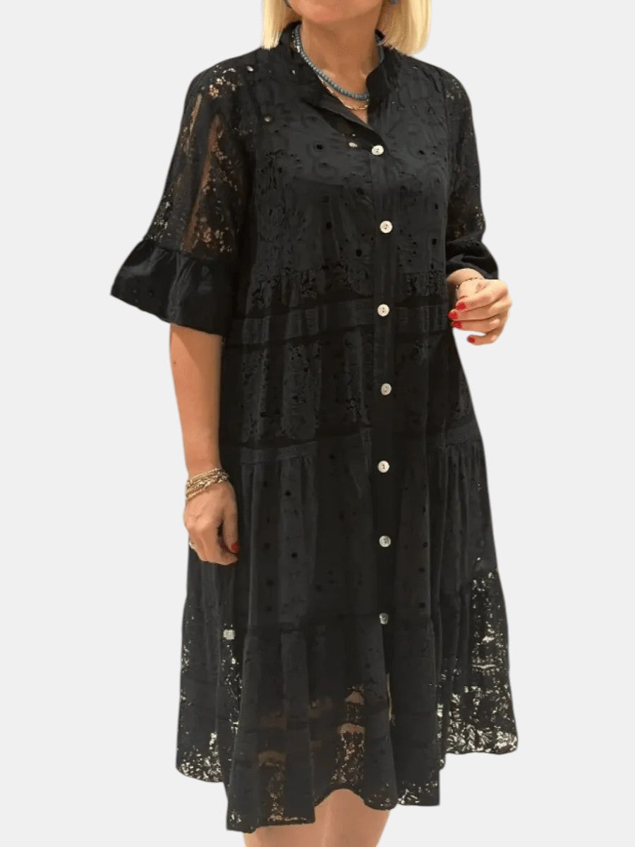Cherylann™ | Blomstret midikjole