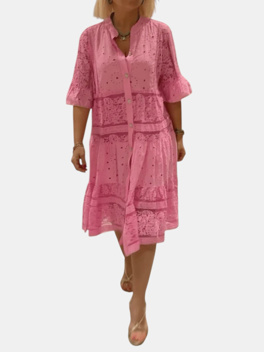 Cherylann™ | Blomstret midikjole