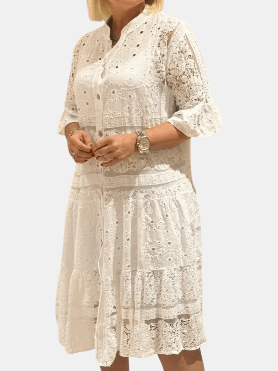 Cherylann™ | Blomstret midikjole