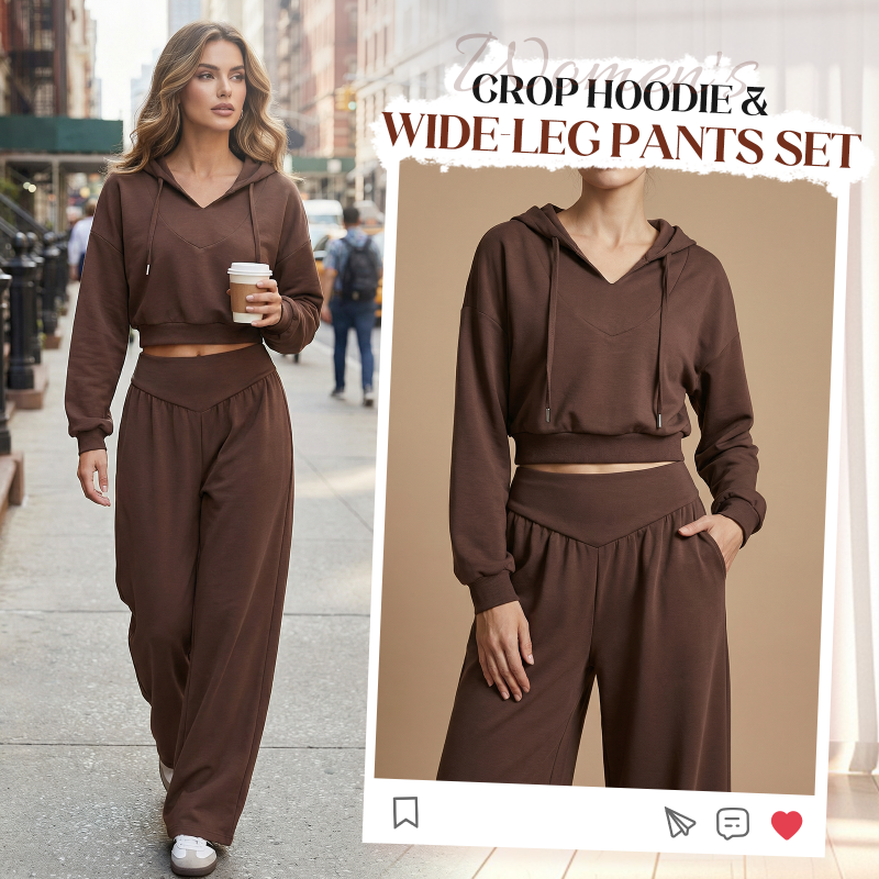 Isaline™ – Moderne Cropped Lounge Sæt