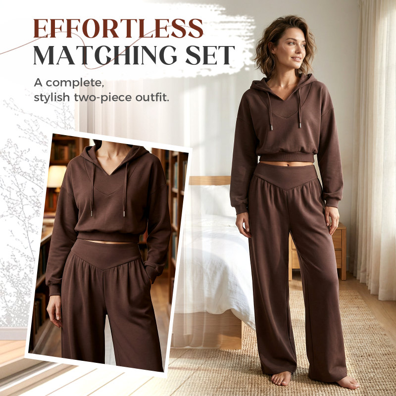 Isaline™ – Moderne Cropped Lounge Sæt