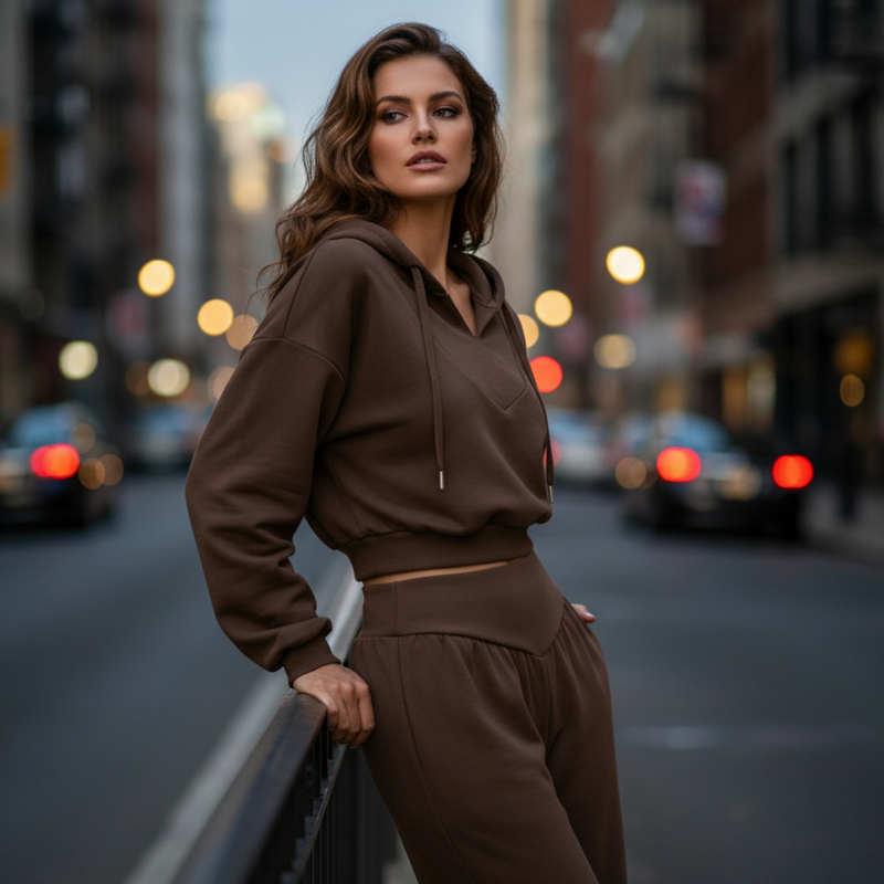 Isaline™ – Moderne Cropped Lounge Sæt