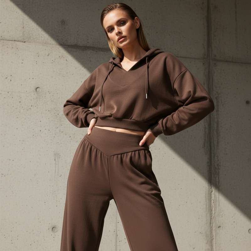 Isaline™ – Moderne Cropped Lounge Sæt